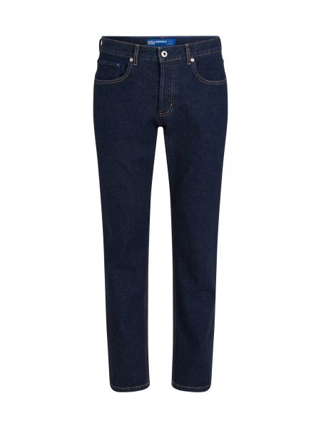 Blugi conici Karl Lagerfeld Jeans albastru
