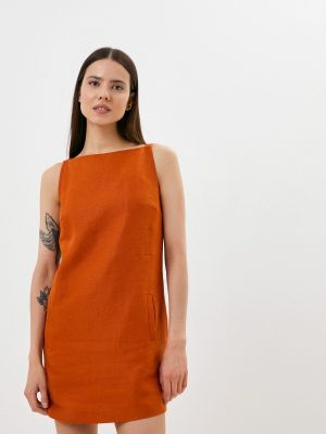 Платье Imblazeme оранжевое