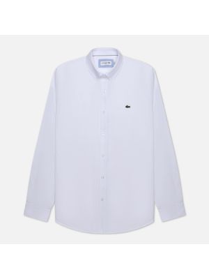 Мужская рубашка Lacoste Slim Fit Button Collar, 45 белый