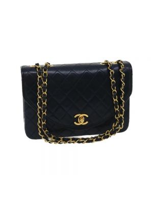 Bolsa de hombro Chanel Vintage negro