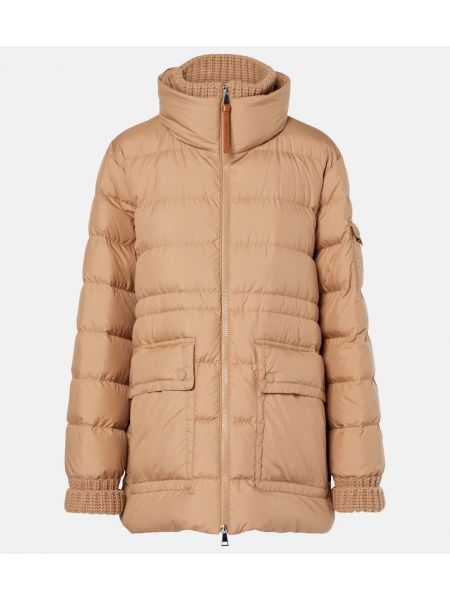 Lang jakke Moncler brun