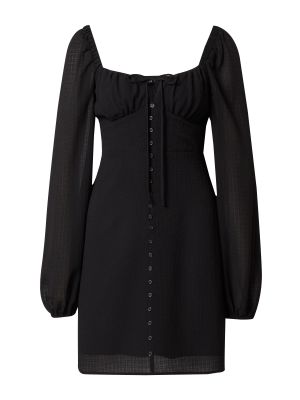 Košeľové šaty Gina Tricot čierna