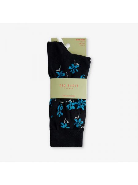 Носки в цветочек Ted Baker синие
