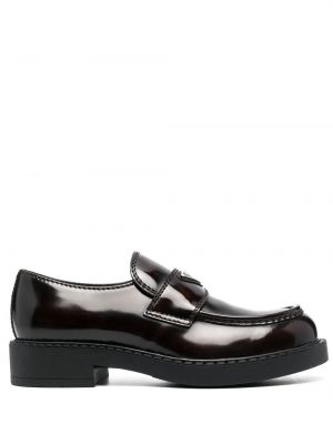 Chunky loafers Prada brun