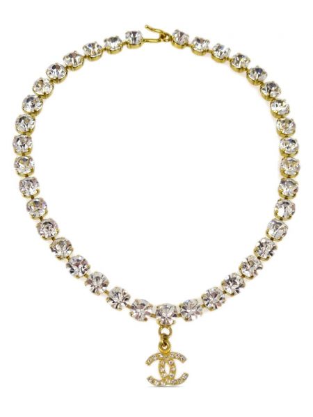 Zlatna ogrlica Chanel Pre-owned zlatna