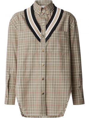 Camisa a cuadros oversized Burberry