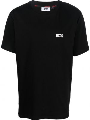 Тениска с принт Gcds черно