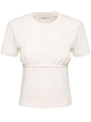 Памучна тениска Gimaguas бяло