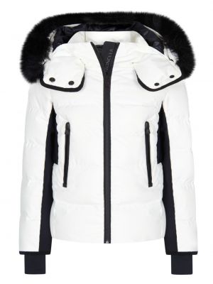 Quiltet jakke for piger Moncler Enfant hvid