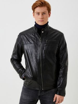 Кожаная куртка Felix Hardy черная