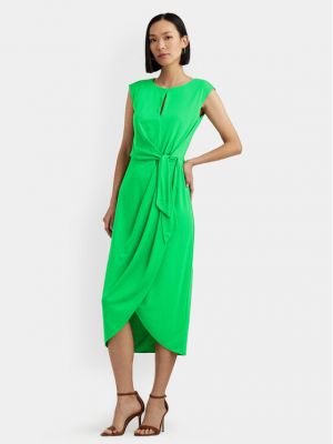 Κοκτέιλ φόρεμα Lauren Ralph Lauren πράσινο