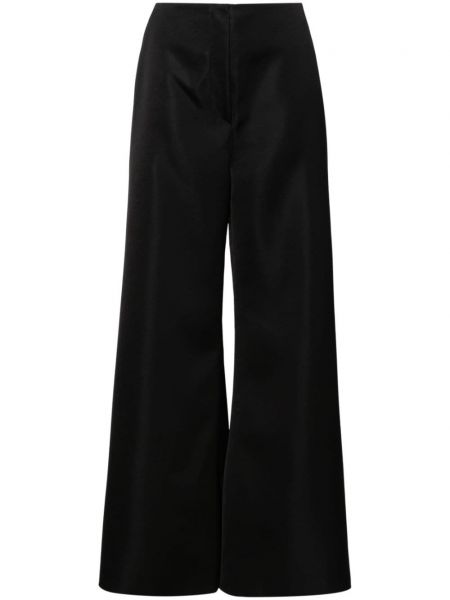 Pantaloni cu croială lejeră Nanushka negru