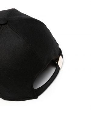 Haftowana czapka z daszkiem wełniana Billionaire czarna