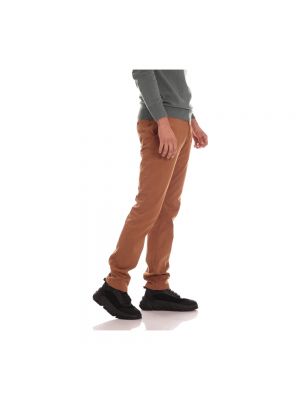 Spodnie skinny fit Timberland brązowe