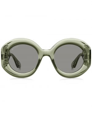 Saulesbrilles ar lāsīšu rakstu Etro zaļš