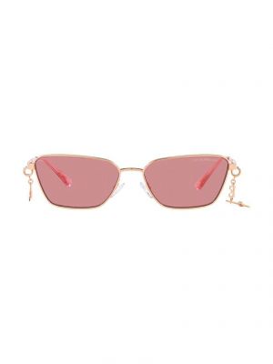 Слънчеви очила Emporio Armani розово