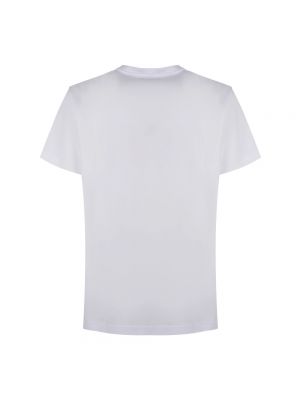 Camiseta con bordado de algodón Giuseppe Zanotti blanco