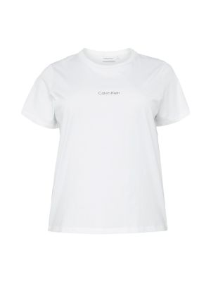 Marškinėliai Calvin Klein Curve balta