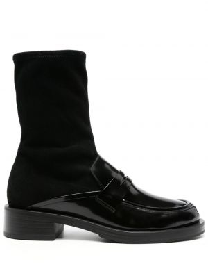 Kožené kotníkové boty Stuart Weitzman černé