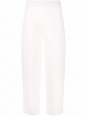 Укороченные брюки на шпильке Solace London, белые