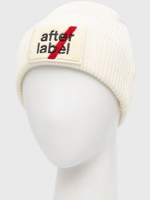 Вовняна шапка тонка After Label, біла