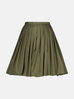 Bavlněné mini sukně Alaã¯a zelené