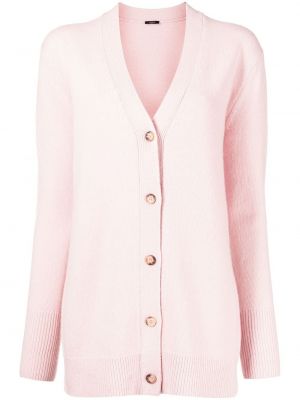 Cashmere strikkegenser med v-hals Joseph rosa