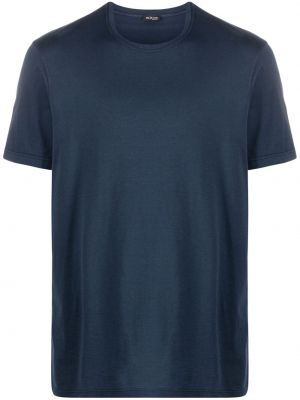 Camiseta de cuello redondo Kiton azul