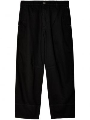 Bavlnené džínsy s rovným strihom Charles Jeffrey Loverboy čierna