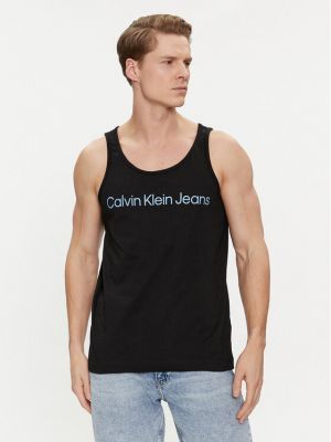 Traper košulja Calvin Klein Jeans crna