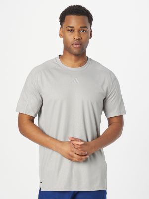 Sportska majica s printom Adidas Performance siva