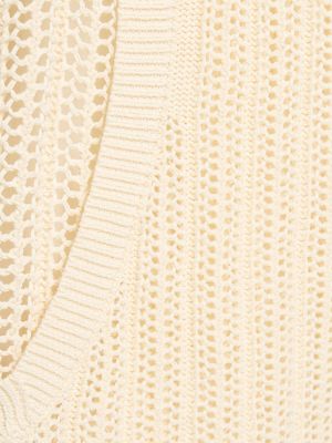 Sudadera de algodón Nanushka beige