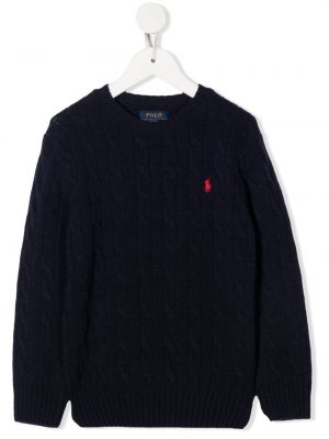 Tröja för tjejer Ralph Lauren Kids blå