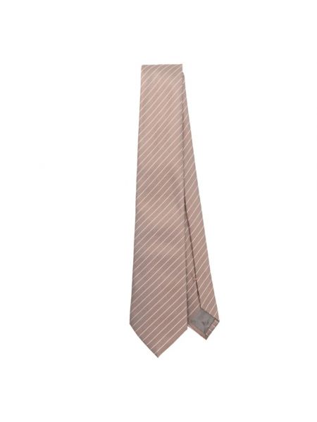 Jacquard krawatte Emporio Armani beige