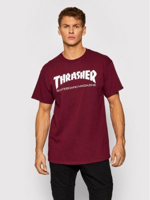 Тениска Thrasher винено червено