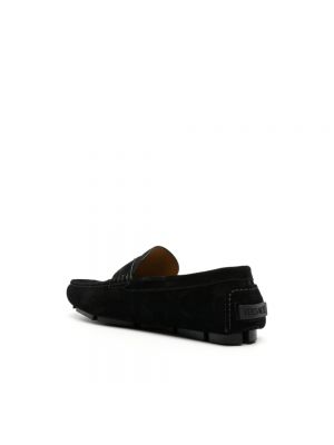 Loafers con tacón Versace negro