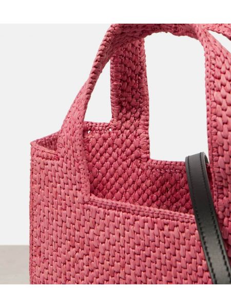 Nákupná taška Loewe ružová