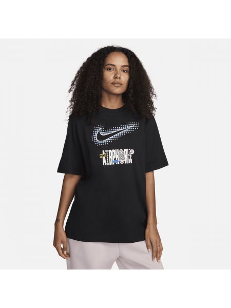 T-shirt à imprimé Nike noir