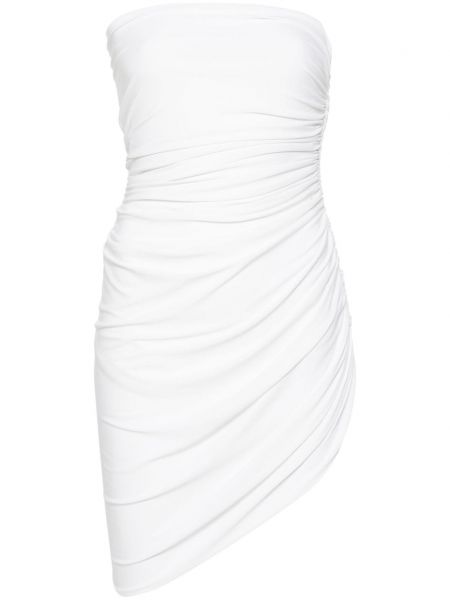 Коктейлна рокля Norma Kamali бяло