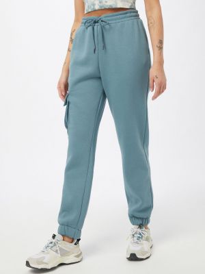 Pantaloni sport cu buzunare Noisy May albastru