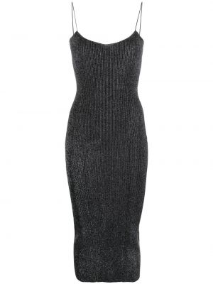 Robe mi-longue Khaite noir