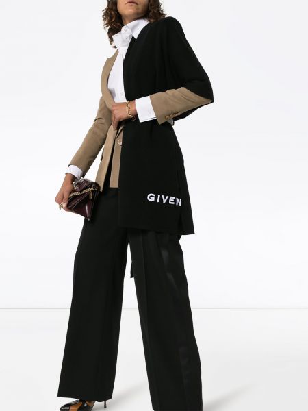 Bufanda con bordado Givenchy negro