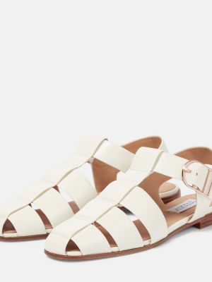 Kožne sandale Gabriela Hearst bijela