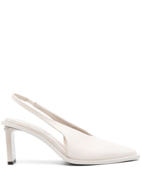 Slingback læder pumper med stropper Calvin Klein