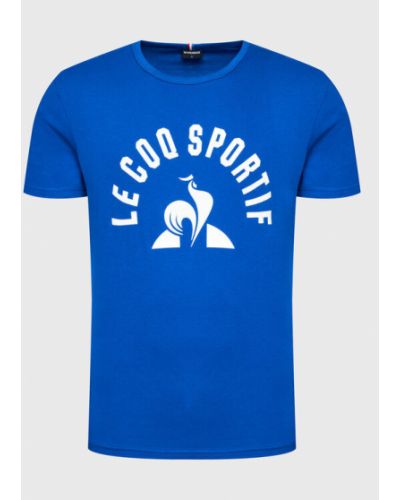 Gyapjú póló Le Coq Sportif - kék