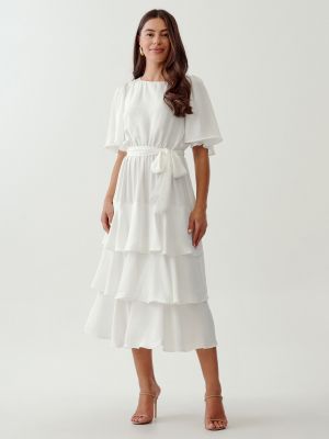 Φόρεμα Tussah λευκό