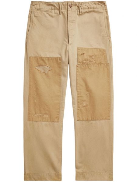 Pantaloni chino din bumbac Ralph Lauren Rrl bej