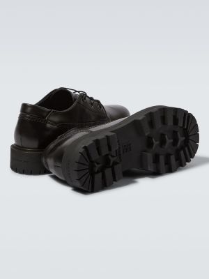 Bőr brogue cipő Givenchy fekete