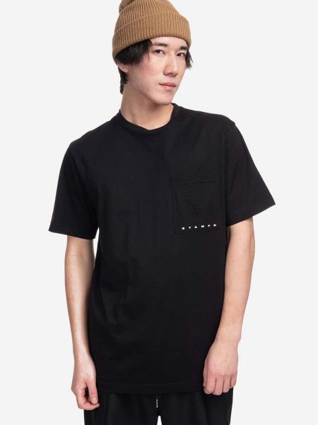 Koszulka bawełniana Stampd czarna