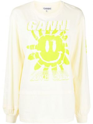 Camicia Ganni, beige